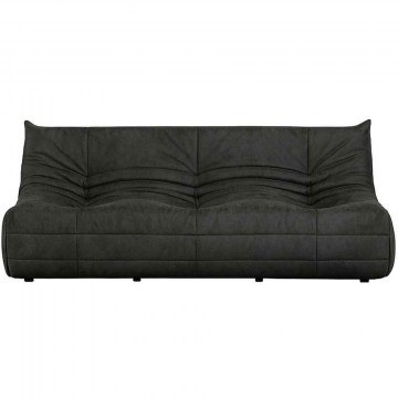 Three-Seater Sofa Bocek 560ARE5222 210x100x80cm Dark Grey