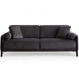 Καναπές Τριθέσιος Nora 345DRX1104 235x100x67cm Grey GREY