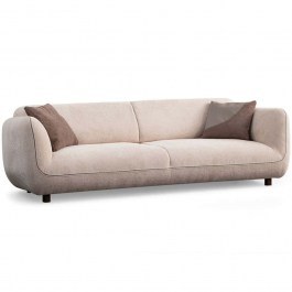 Three-Seater Sofa Pavia 560ARE5254 260x90x75cm Cream CREAM