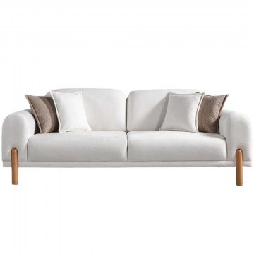 Three-Seater Sofa - Bed Class Bohem Boucle 752EST1123 228x93x83cm Cream