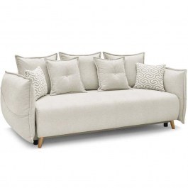 Three-Seater Sofa - Bed Puffy 752EST1111 235x98x95cm Cream CREAM