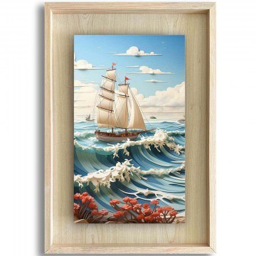 Πίνακας Ahsakca 870CHS1101 43x63cm Multi Wallity