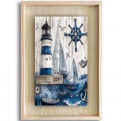 Πίνακας Ahsakca 870CHS1143 43x63cm Multi Wallity