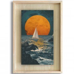 Πίνακας Ahsakca 870CHS1154 43x63cm Multi Wallity