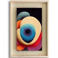 Πίνακας Ahsakca 870CHS1156 43x63cm Multi Wallity