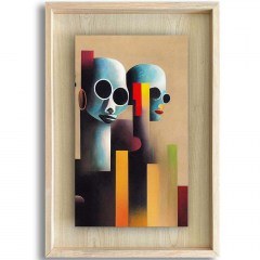 Πίνακας Ahsakca 870CHS1157 43x63cm Multi Wallity