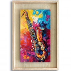 Πίνακας Ahsakca 870CHS1108 43x63cm Multi Wallity