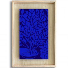 Painting Ahsakca 870CHS1151 43x63cm Natural-Blue Wallity