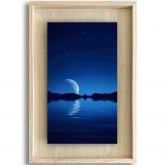 Painting Ahsakca 870CHS1173 43x63cm Natural-Blue Wallity