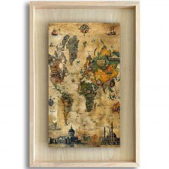 Πίνακας Ahsakca 870CHS1115 43x63cm Multi Wallity