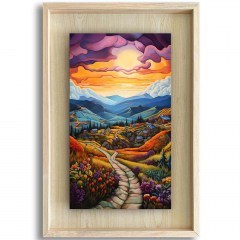 Πίνακας Ahsakca 870CHS1148 43x63cm Multi Wallity