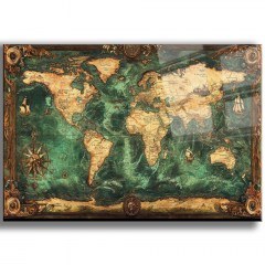 Πίνακας Γυάλινος Cam 544CLR1118 100x70cm Multi Wallity