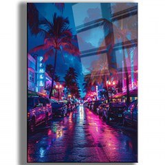 Πίνακας Γυάλινος Cam 544CLR1214 70x100cm Multi Wallity