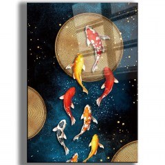 Πίνακας Γυάλινος Cam 544CLR1280 70x100cm Multi Wallity