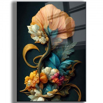Tempered Glass Painting Cam 544CLR1382 70x100cm Multi Wallity