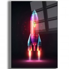 Πίνακας Γυάλινος Cam 544CLR1394 70x100cm Multi Wallity