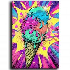 Canvas Painting Pop 649THL1172 70x100cm Multi Wallity