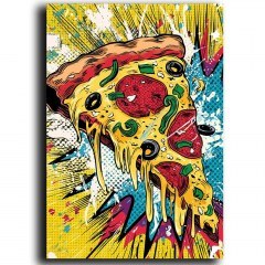 Πίνακας Καμβάς Pop 649THL1186 70x100cm Multi Wallity