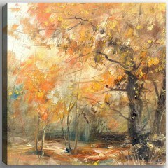 Canvas Painting Dev 205DNT2730 140x140cm Multi Wallity