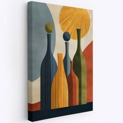 Πίνακας Καμβάς Hm 468VLR1169 70x100cm Multi Wallity