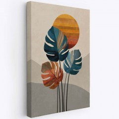 Πίνακας Καμβάς Hm 468VLR1174 70x100cm Multi Wallity