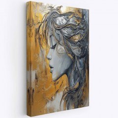 Πίνακας Καμβάς Hm 468VLR1176 70x100cm Multi Wallity