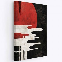 Πίνακας Καμβάς Hm 468VLR1158 70x100cm Multi Wallity