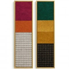 Frames Huhu (Set 2Pcs) 920MSN1101 25x100cm Multi Wallity