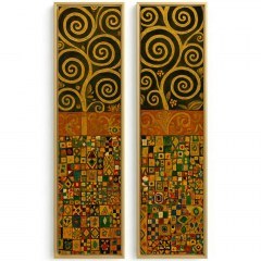 Κάδρα Huhu (Σετ 2Τμχ) 920MSN1103 25x100cm Multi Wallity