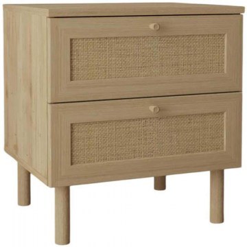 Bedside Table Baru 260ETH1104 50x42x58cm Oak