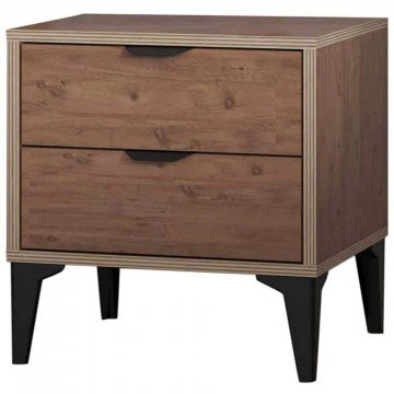 Bedside Table Arden 260ETH1101 45x40x52cm Natural Pine
