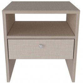 Bedside Table Nova 875ZNA3416 45x35x46,8cm Beige BEIGE