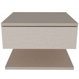 Bedside Table Wall-Mounted Vivid 875ZNA3420 45x36,8x31,4cm Beige BEIGE