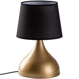 Φωτιστικό Επιτραπέζιο Gota 892OPV2593 28x28x49cm 1xE27 40W Gold-Black Opviq GOLD-BLACK