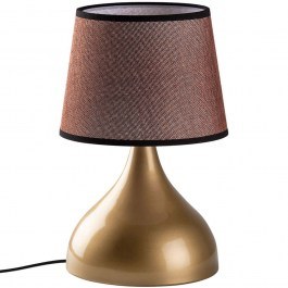 Φωτιστικό Επιτραπέζιο Gota 892OPV2594 28x28x49cm 1xE27 40W Gold-Brown Opviq GOLD-BROWN