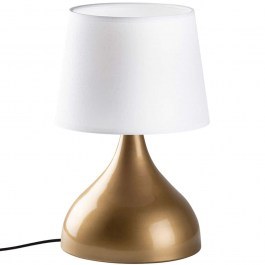 Φωτιστικό Επιτραπέζιο Gota 892OPV2596 28x28x49cm 1xE27 40W Gold-White Opviq GOLD-WHITE