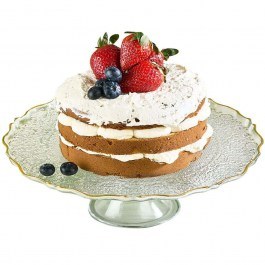 Τουρτιέρα Με Πόδι Goblen 337GLZ1197 28cm Clear Hermia CLEAR