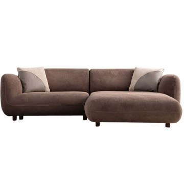 Corner Sofa (Right Corner) Pavia 560ARE5257 250x170x75cm Brown