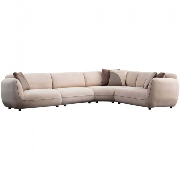 Καναπές Γωνιακός Pavia 560ARE5260 335x240x75cm Cream