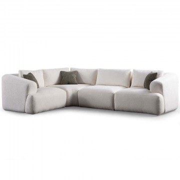 Corner Sofa Sofia 560ARE5251 300x205x85cm White