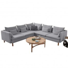 Corner Sofa Flexy 752EST1329 285x285x75cm Grey GREY