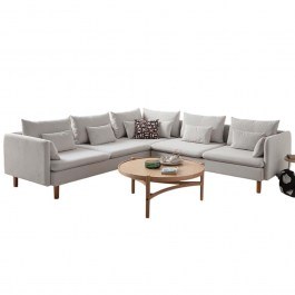 Corner Sofa Flexy 752EST1331 285x285x75cm Cream CREAM