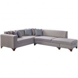 Corner Sofa - Bed (Right Corner) West 752EST1375 230x285x80cm Cream CREAM
