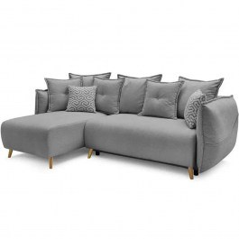 Corner Sofa - Bed Puffy 752EST1360 255x165x95cm Grey GREY