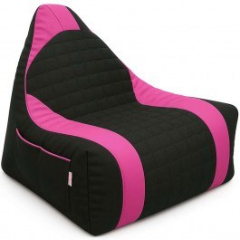 Waterproof Pouf Gamer 535PFT1221 85x80x35cm Pink-Black PINK-BLACK