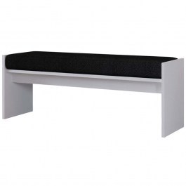 Σκαμπό Pearl 774BNT1107 120x35x45cm Anthracite-White ANTHRACITE-WHITE