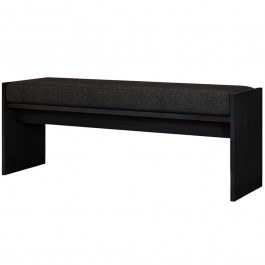 Σκαμπό Pearl 774BNT1109 120x35x45cm Anthracite-Black ANTHRACITE-BLACK