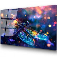 Πίνακας Γυάλινος Uv 123BZM2682 100x70cm Multi Wallity