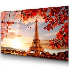 Πίνακας Γυάλινος Uv 123BZM1231 100x70cm Multi Wallity