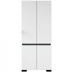 Ντουλάπα Δίφυλλη Floransa 469ORN1115 90x52x210cm White-Anthracite